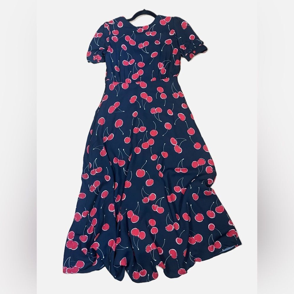 The Kooples Cherry Printed Midi Dress 
New - Picture 10 of 10